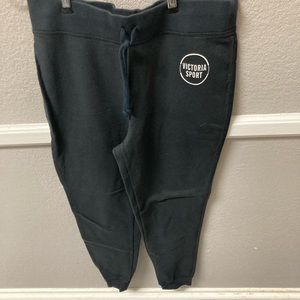 Women’s Black Victoria Secret Sport sweats. Size small